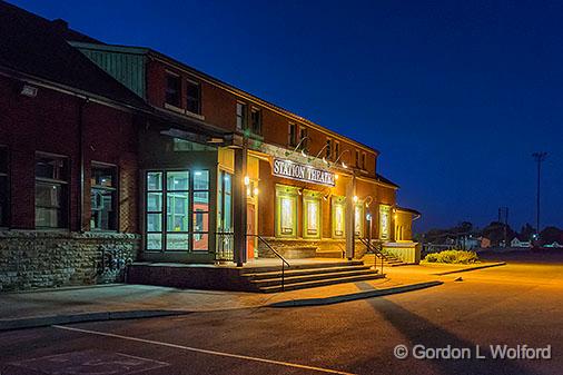 Station Theatre At First Light_34676-88.jpg - Photographed at Smiths Falls, Ontario, Canada.